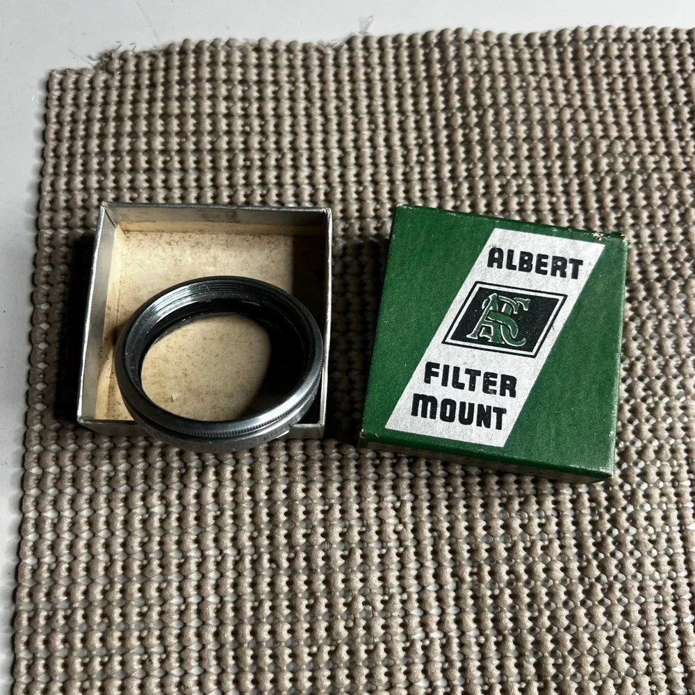 Albert Specialty Co Vintage 39mm Series VI Camera Filter Mount with Box USA